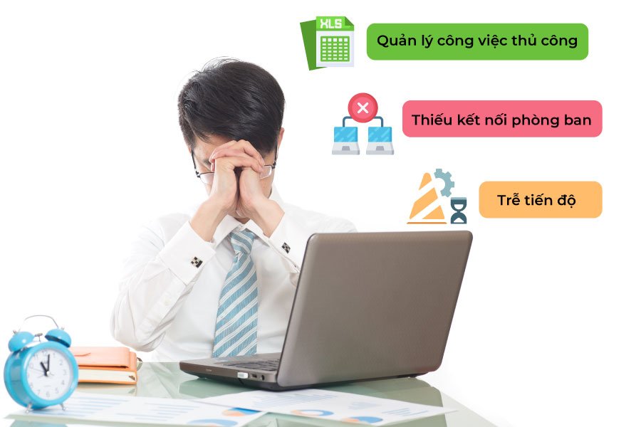 Thực trạng quản lý công việc thủ công không hiệu quả