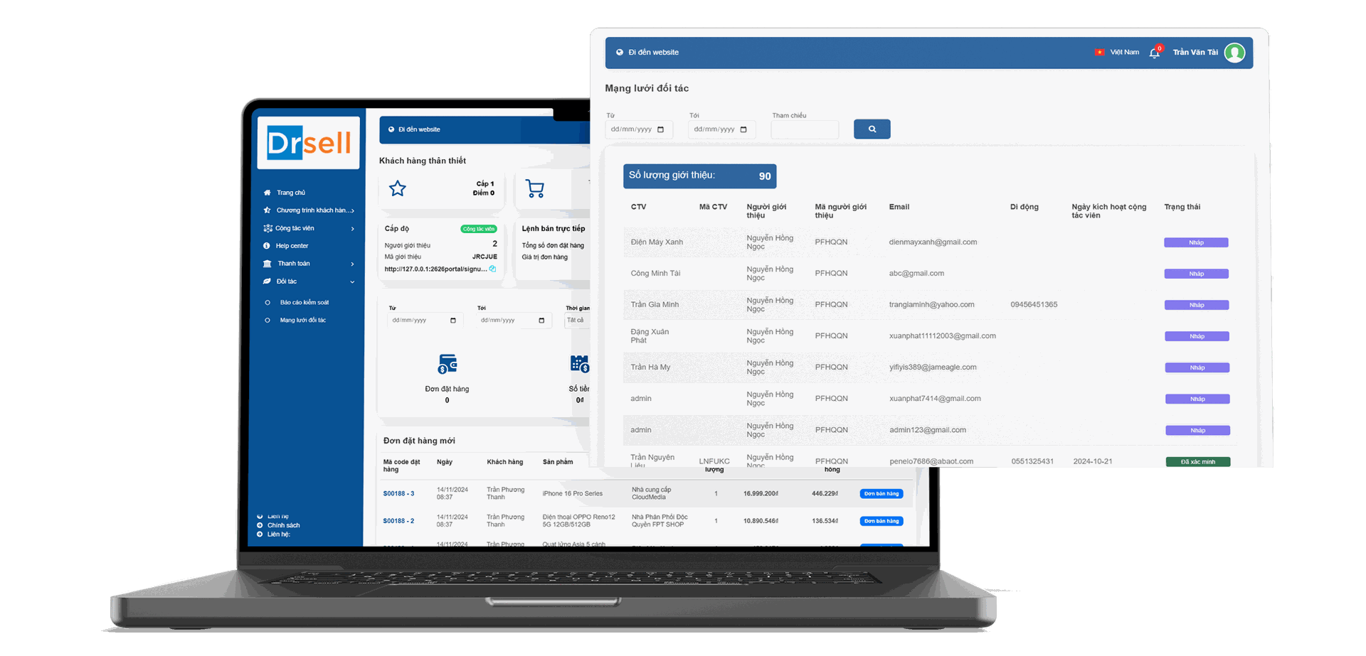 Cổng thông tin đối tác và cộng tác viên Odoo Portal